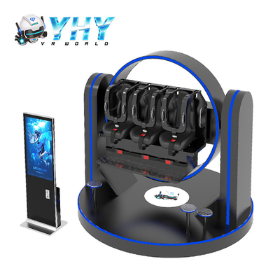 3 assentos máquina do simulador da realidade virtual de uma rotação de 1080 graus no shopping