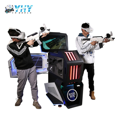plataforma da batalha do jogador da máquina de jogo dois do tiro do simulador de espaço de 9d VR
