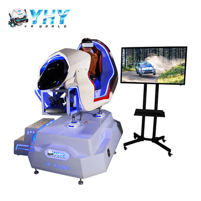 Campo de jogos interno Arcade Racing Simulator 2.5KW do simulador do carro da realidade virtual de YHY