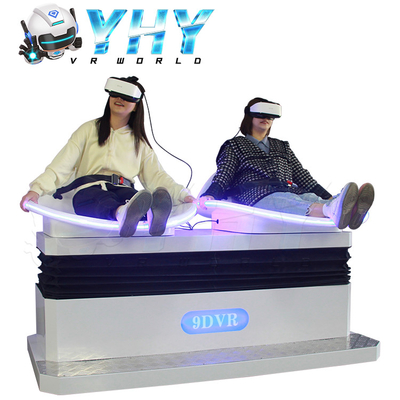 Cinema dos assentos 9D VR da fibra de vidro que desliza o equipamento de jogo do simulador
