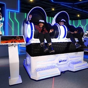 2 cinema do filme do simulador 2.5KW VR da cadeira 9D da realidade virtual de Seat com iluminação fresca