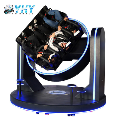 3 jogadores 1080 Graus 9D VR Simulador de Realidade Virtual Roller Coaster Game Machine