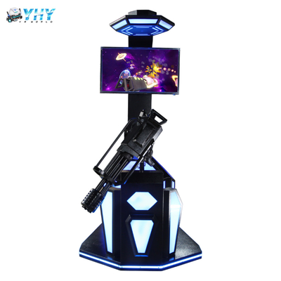 Máquina dinâmica 1.0kw da realidade virtual dos jogos do simulador do tiro da arma 9d Vr de RoHs Gatling